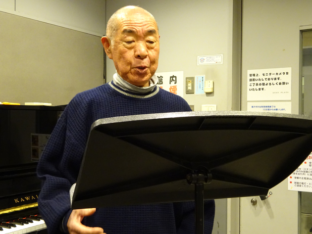 大阪市 小谷ボイストレーニング教室のレッスン風景