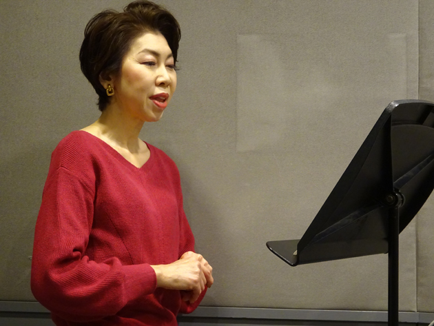 大阪市 小谷ボイストレーニング教室のレッスン風景